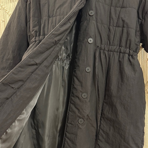 Qing Yi Boutique Women's Black Puffer Coat - Picture 6 of 11